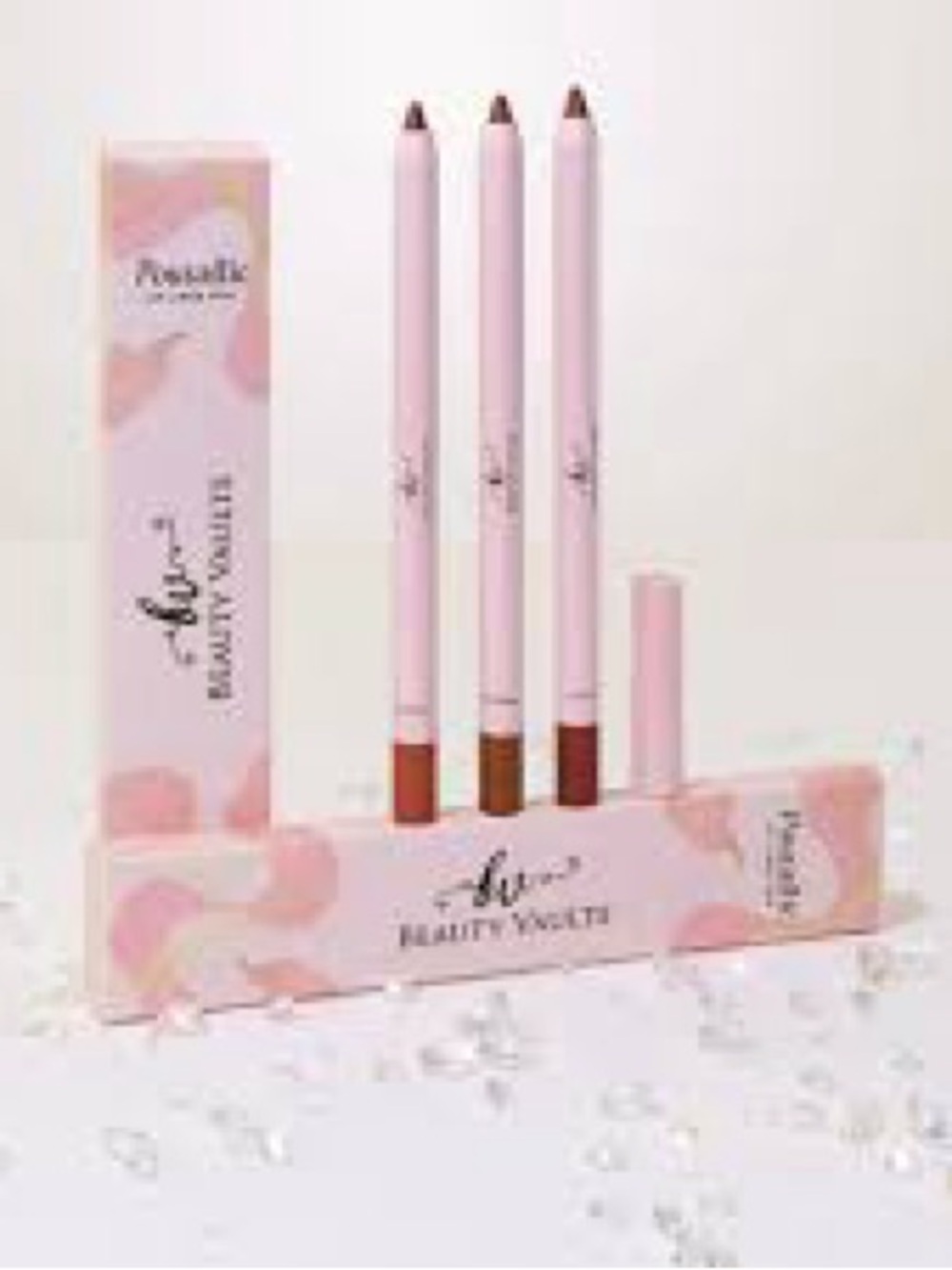 Beauty Vaulte Lip Liner Trio — Soft Pink Shades for Defined Lips